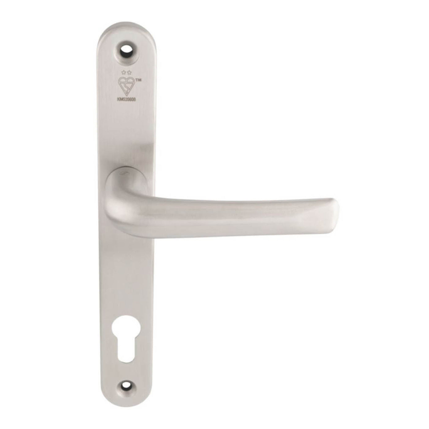 Smith & Locke  Door Handles Pair Satin Nickel - Image 1