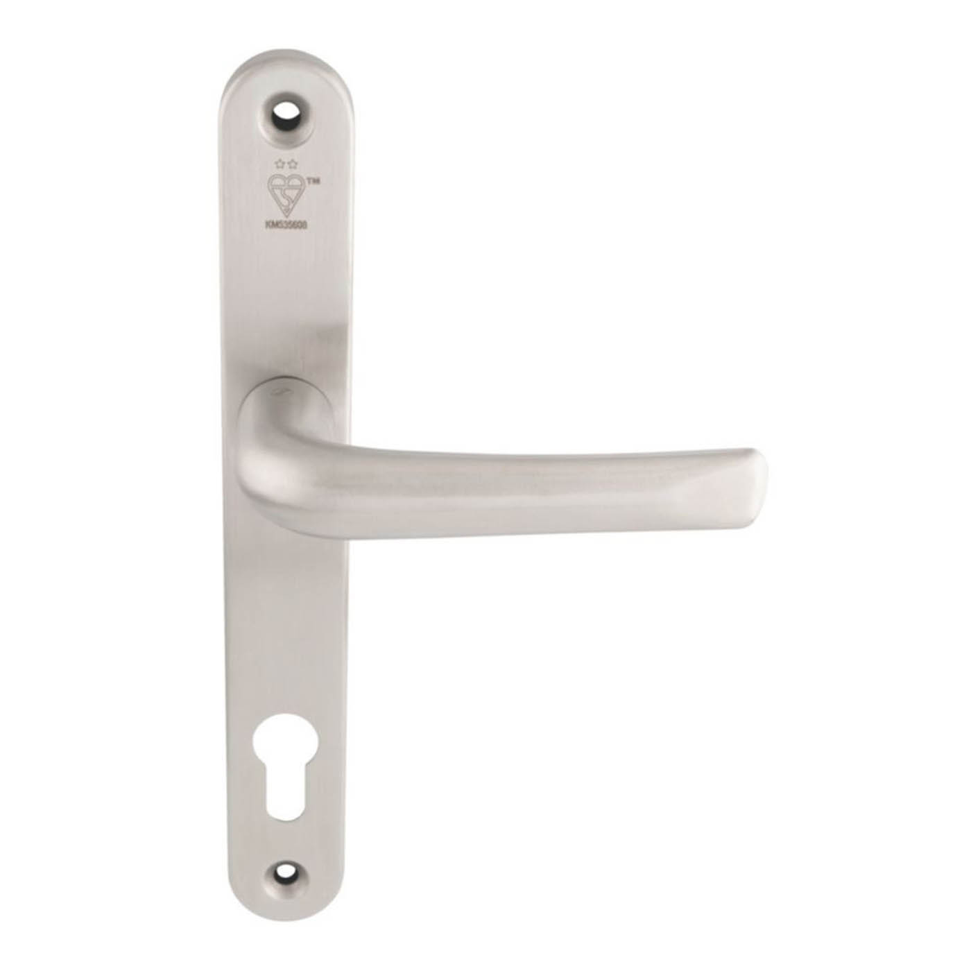 Smith & Locke  Door Handles Pair Satin Nickel - Image 1