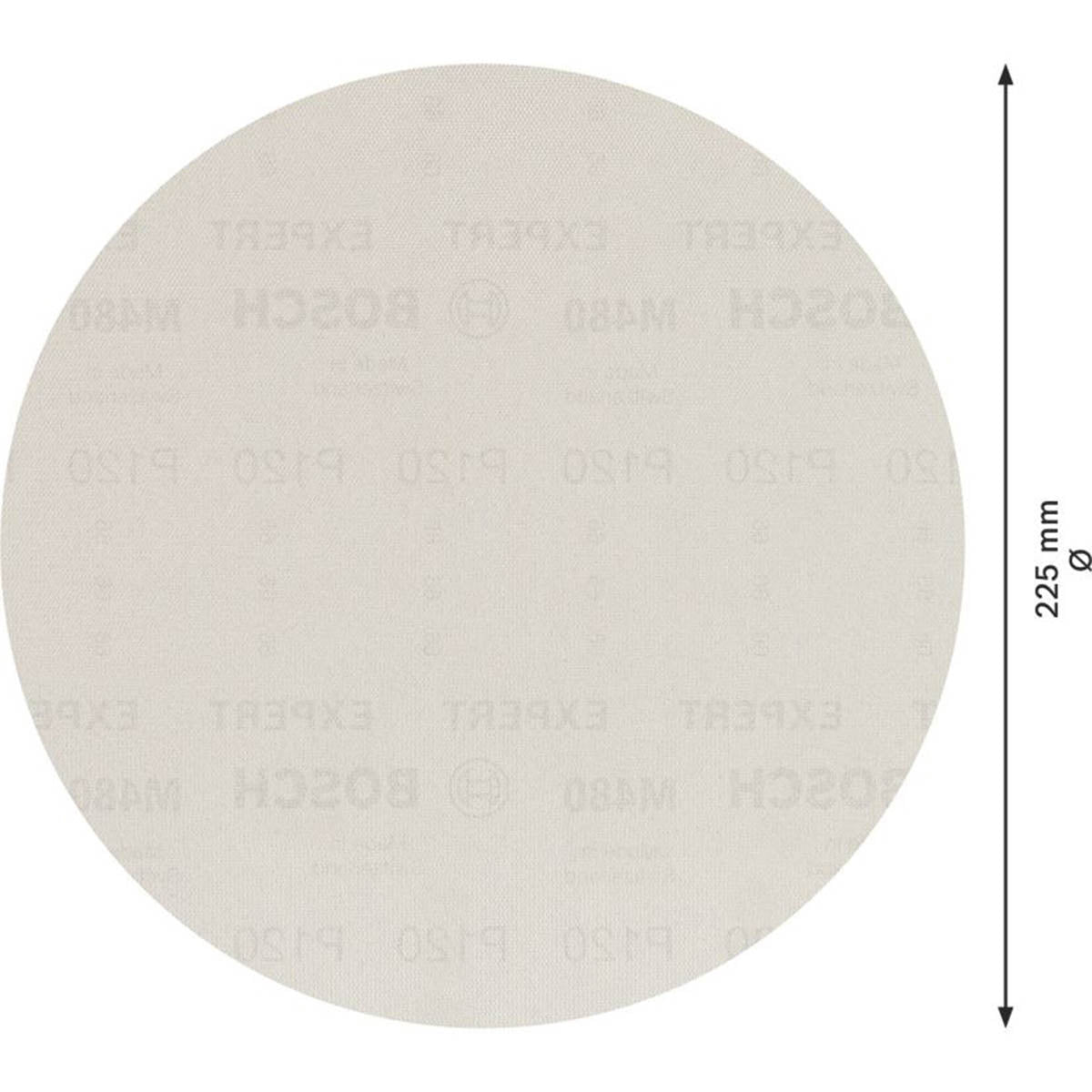 Bosch Sanding Nets Expert M480 120 Grit Mesh Plaster Drywall 225mm Pack Of 25 - Image 5