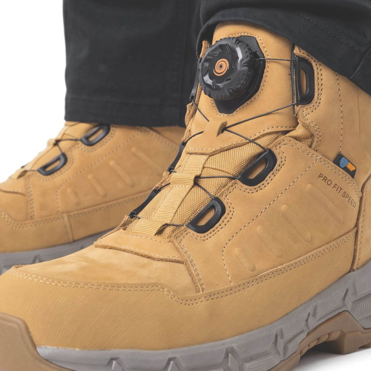 Site Safety Boots Mens Standard Fit Brown Waterproof Shoes Composite Toe Size 9 - Image 3