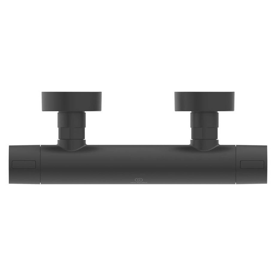 Ideal Standard Mixer Shower Valve With Diverter Thermostatic Black Single Outlet - Image 3