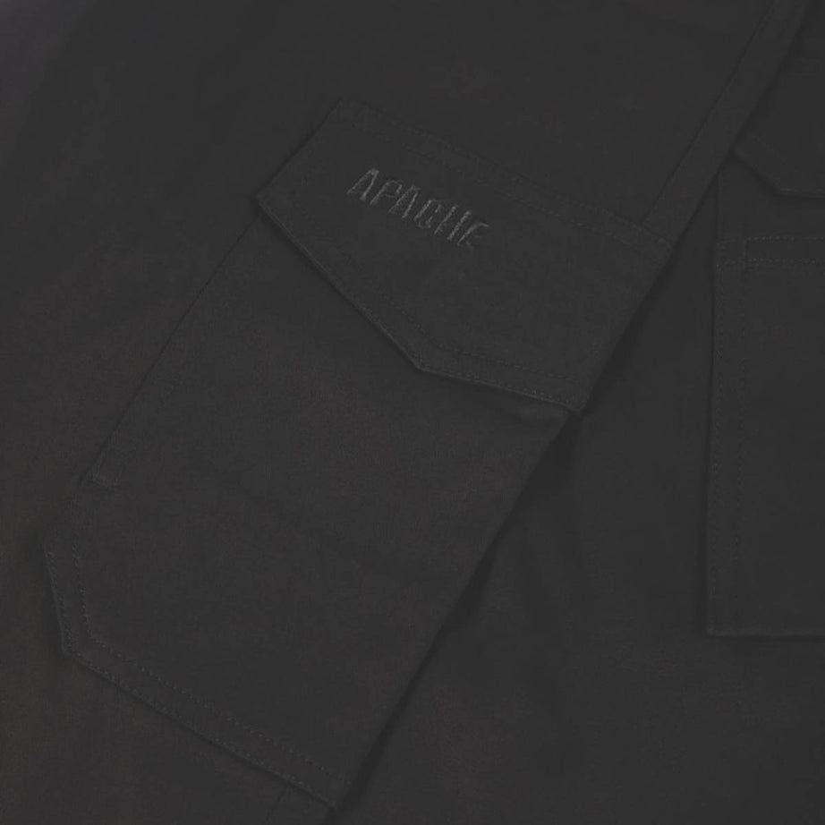 Apache Mens Work Trousers Cargo Black Slim Fit Multi Pockets Zip 36" W 29" L - Image 5