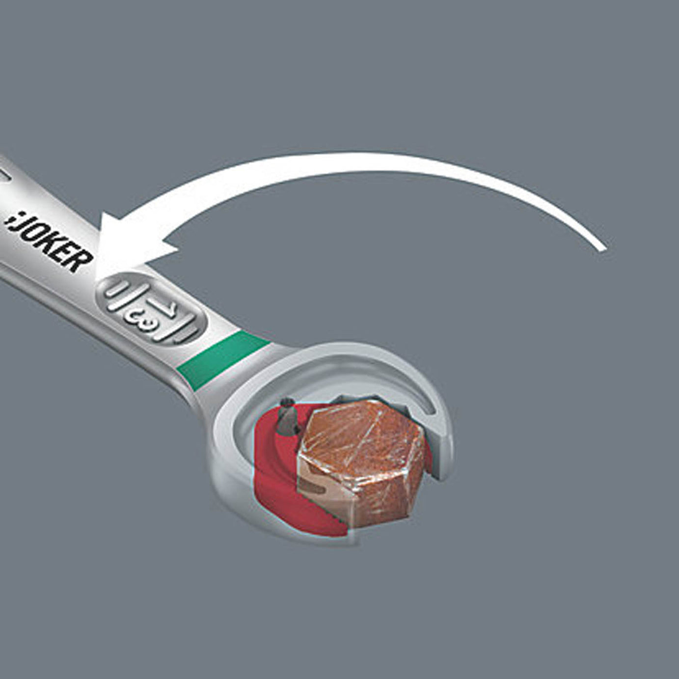 Wera Joker Combination Ratchet Spanner 13mm - Image 5
