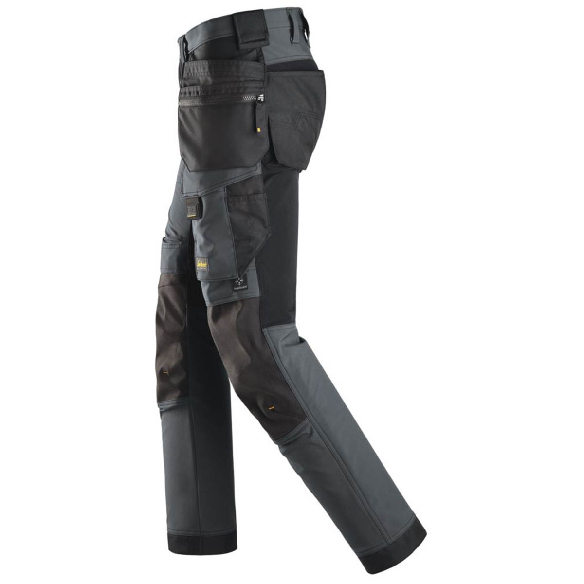 Snickers Work Trousers Mens Slim Fit Grey Stretch Multi Pockets Cargo 33W 30L - Image 4