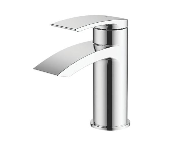 Essentials Basin Mono Mixer Tap Wye Chrome Single Lever With Clicker Waste - Image 2