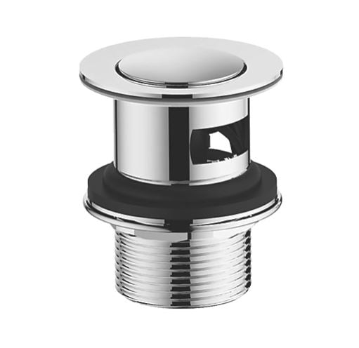 Essentials Basin Mono Mixer Tap Wye Chrome Single Lever With Clicker Waste - Image 3