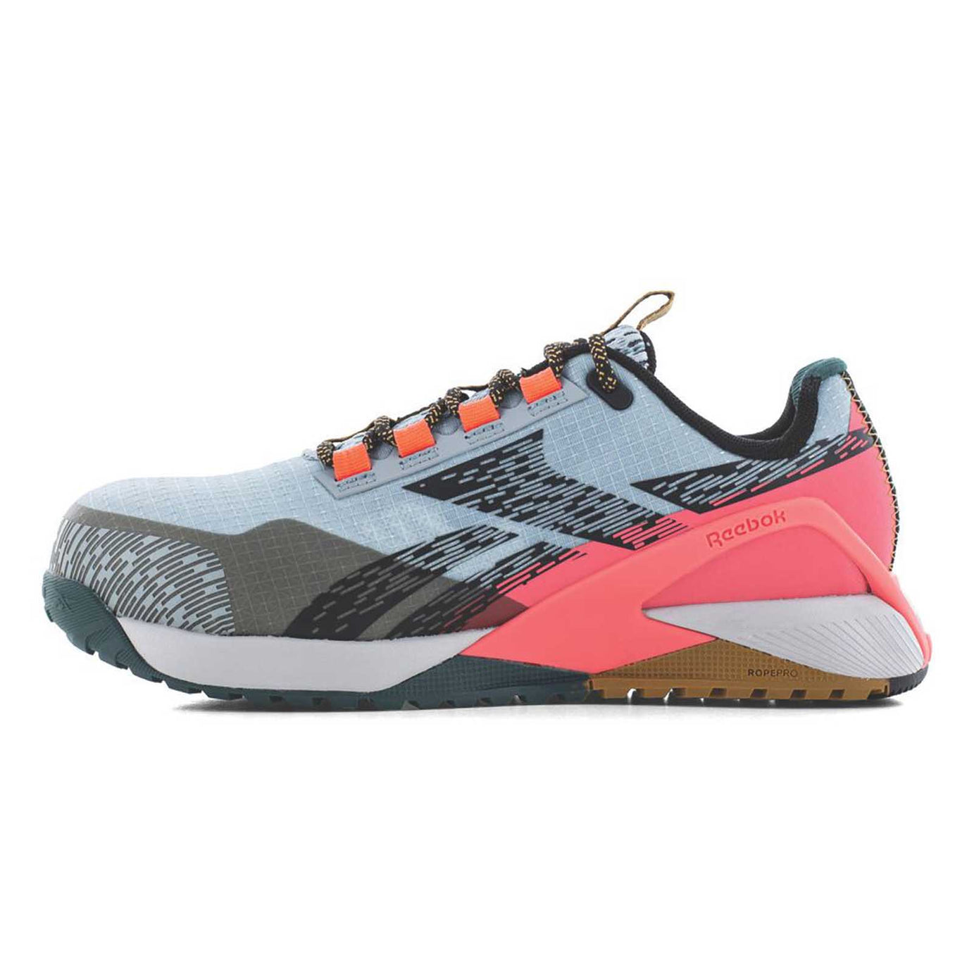 Reebok Safety Trainers Womens Wide Fit Grey Pink Metal Free Composite Toe Size 8 - Image 3