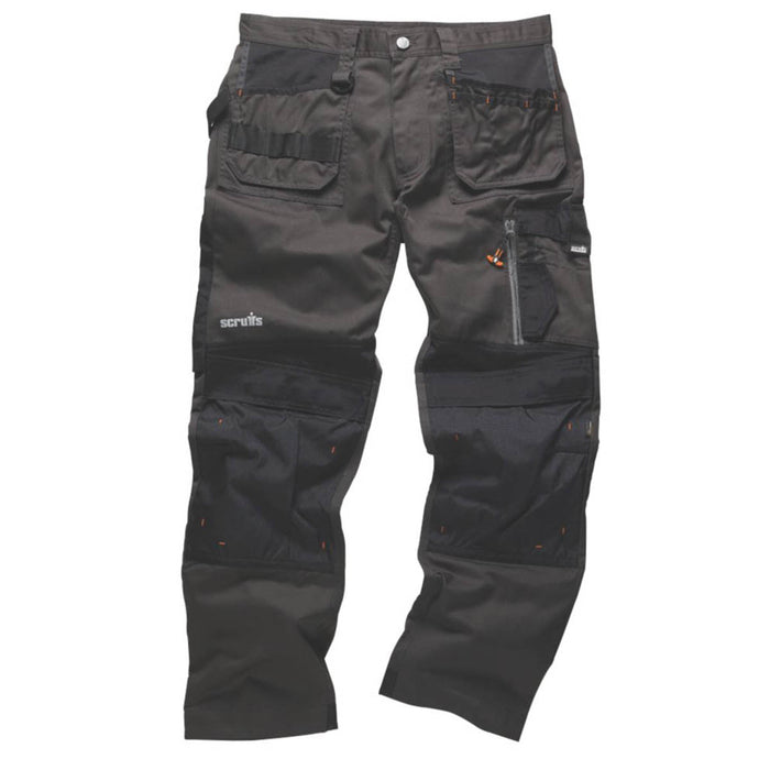 Scruffs 3D Trade Trousers Graphite 38" W 31" L - Image 1