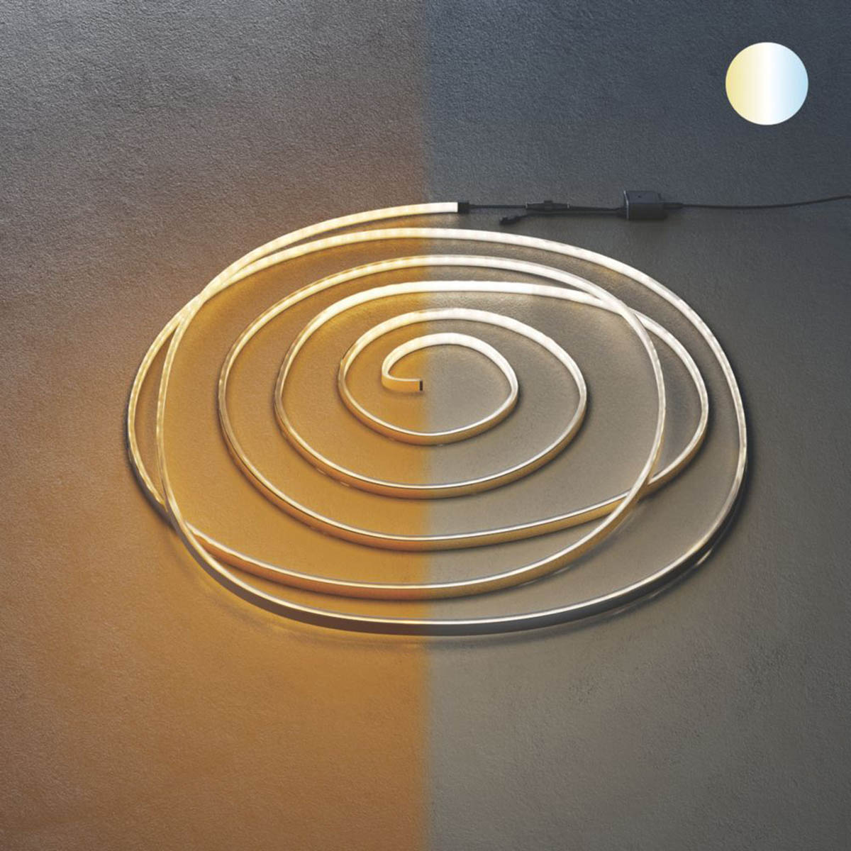 Lap LED Strip Light 5m Dimmable Variable White 2000lm Indoor Outdoor 20W - Image 1