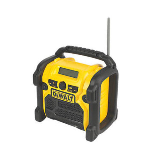 Dewalt Cordless DAB+ / FM Site Radio DCR021-XJ Body Only - Image 1