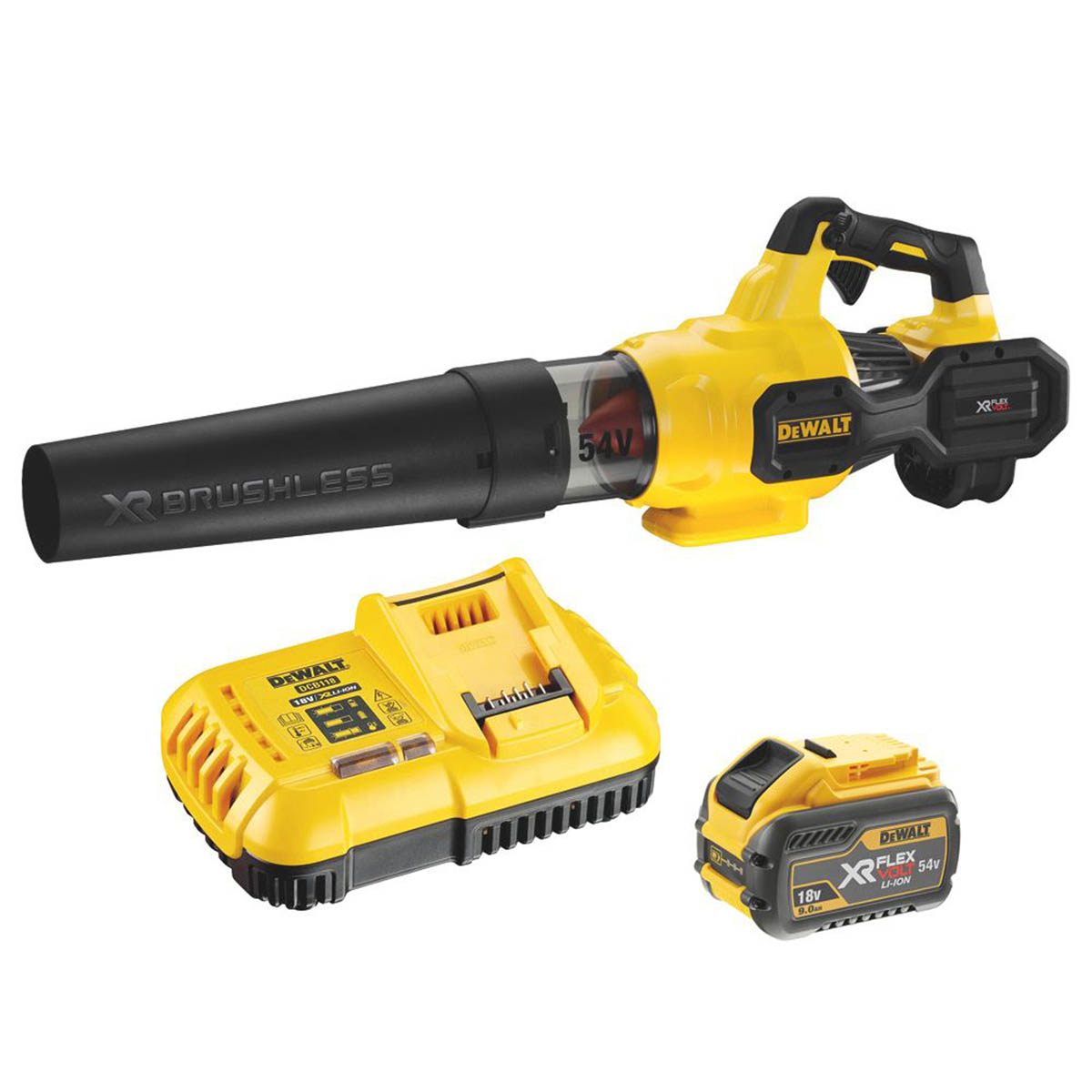 DEWALT Axial Blower Cordless DCMBA572X1-GB 54V 1 x 9.0Ah Li-Ion XR FlexVolt - Image 1