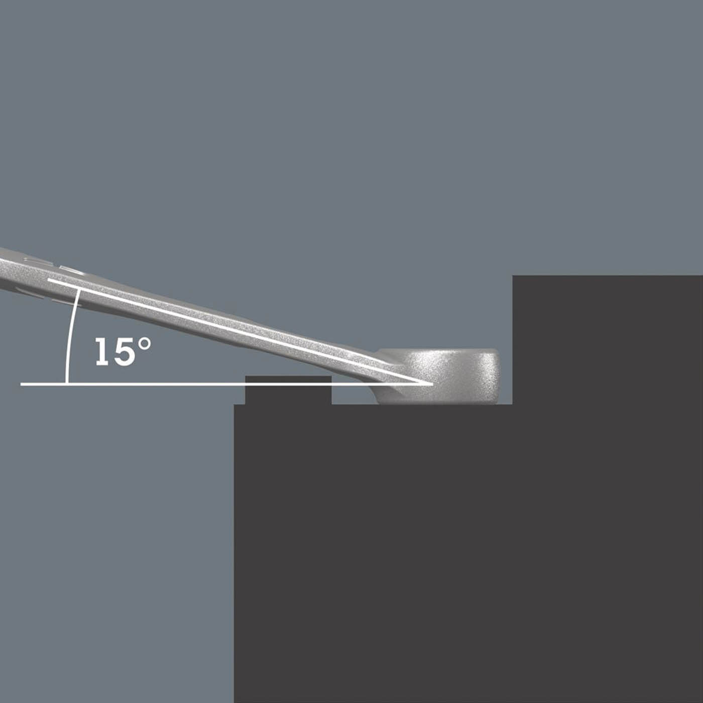 Wera Combination Spanner 19mm 12 Point Head Twin Ended Chrome Molybdenum Steel - Image 2