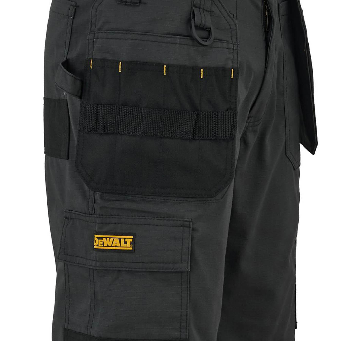 DEWALT Cheverley Stretch Work Shorts Grey 36" W - Image 4