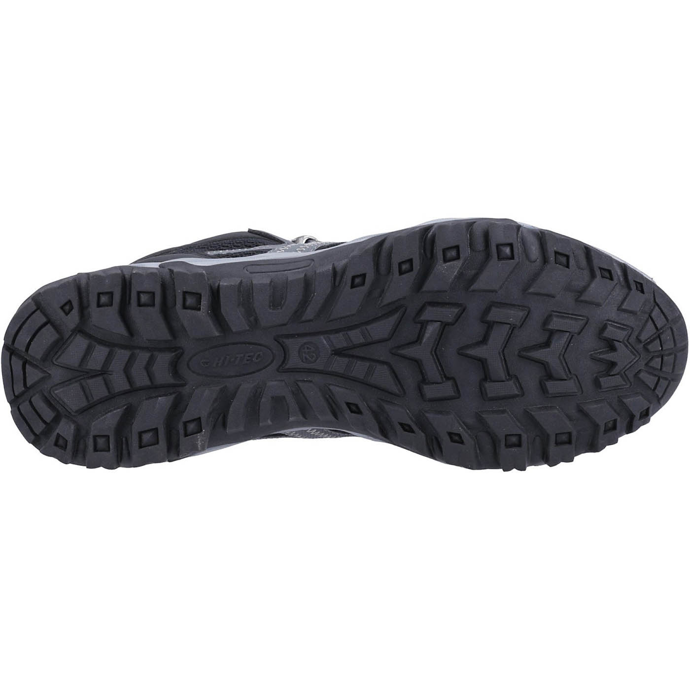 Hi-Tec Mens Hiking Boots Jaguar Ankle Waterproof Graphite Black Comfort Size 13 - Image 4