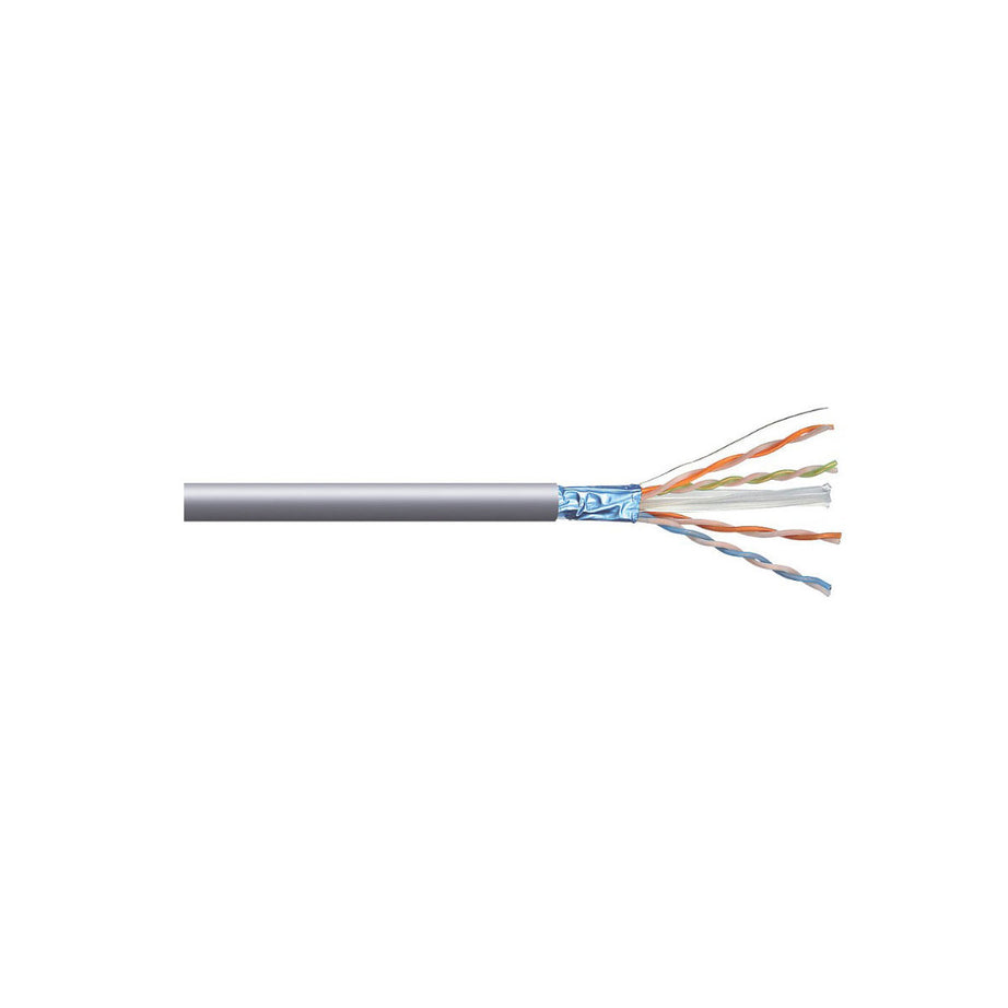 Nexans Data Cable 8-core Ethernet 305m Grey Cat 6 F/UTP LSZH PVC Sheathed Cable - Image 1