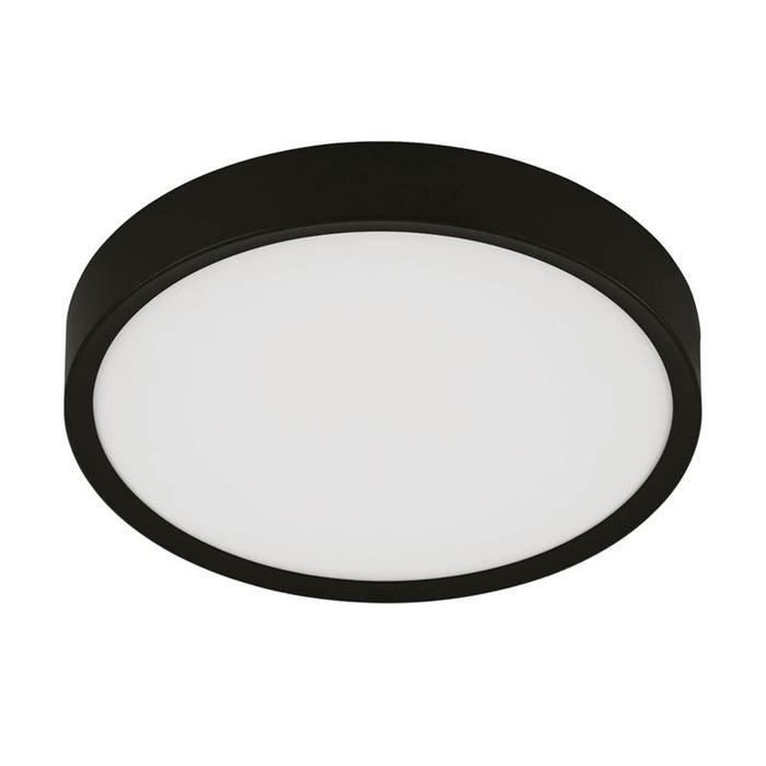 LED Ceiling Light Black Round Compact Warm White Traditional For Low Ceiling - Image 1