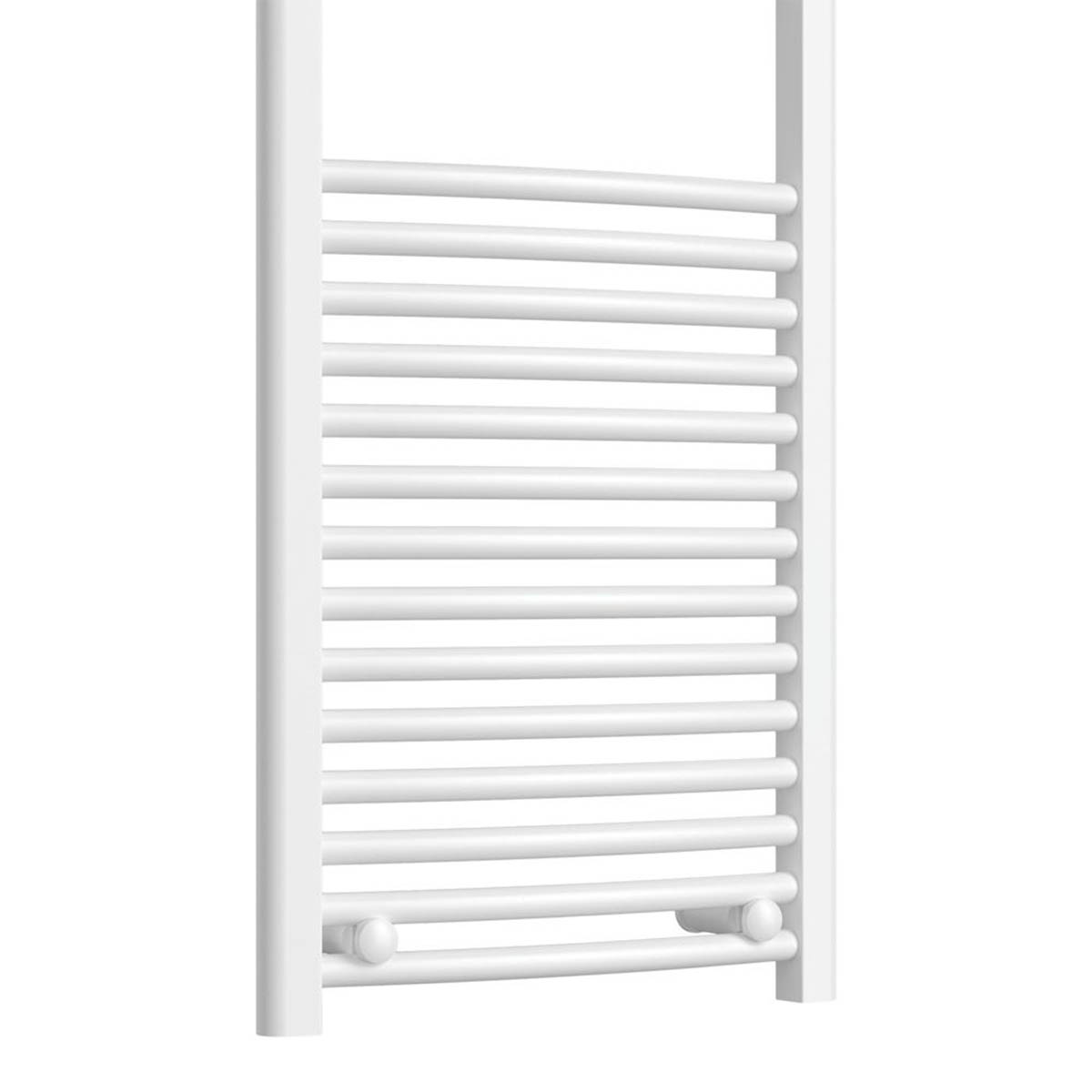 Flomasta Towel Rail Radiator White Curved Bathroom Warmer Ladder 120x45cm - Image 4
