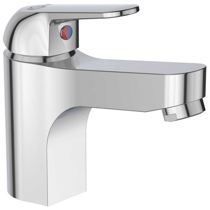 Basin Mono Mixer Tap Bathroom Sink With Clicker Waste Chrome Single Lever - Image 1