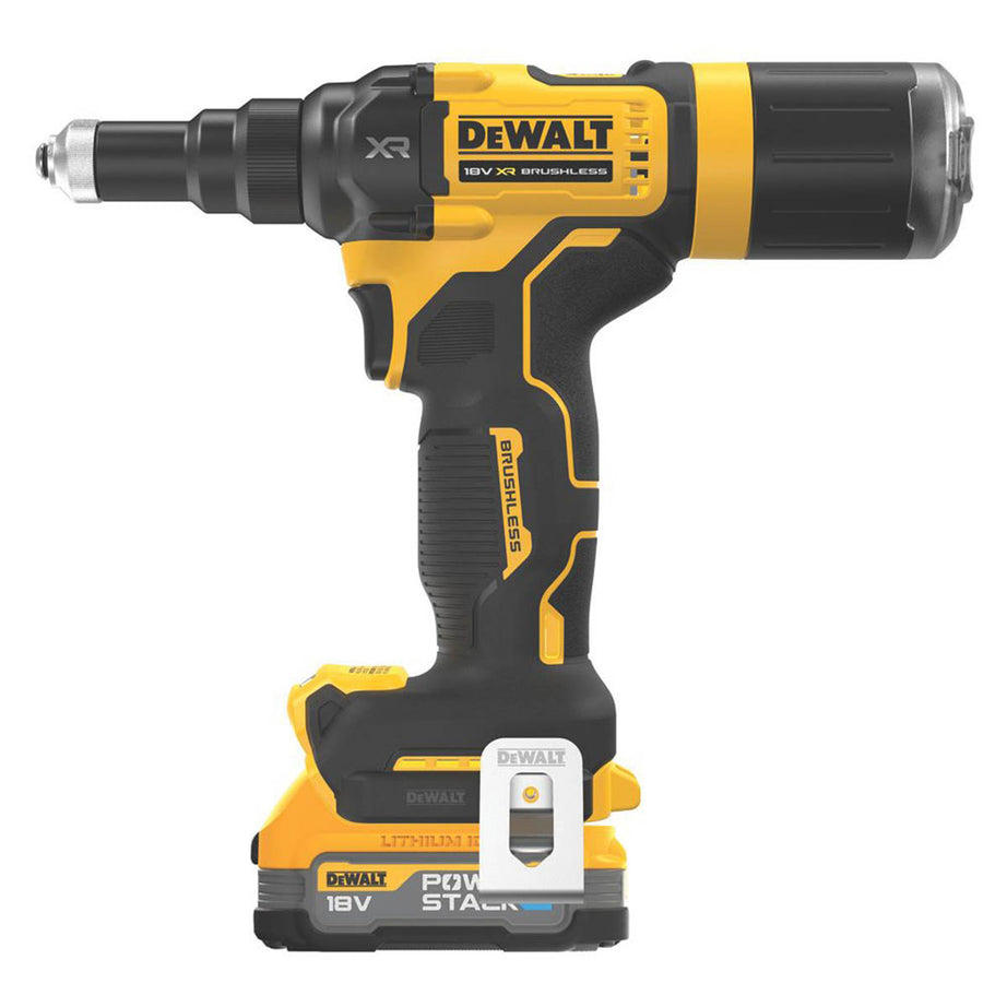 DEWALT Riveter Cordless DCF403E1T-GB Brushless 18V 1 x 1.7Ah Li-Ion PowerStack - Image 3