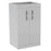 Ablis Freestanding Vanity Unit Gloss Grey 500mm x 390mm x 846mm - Image 1