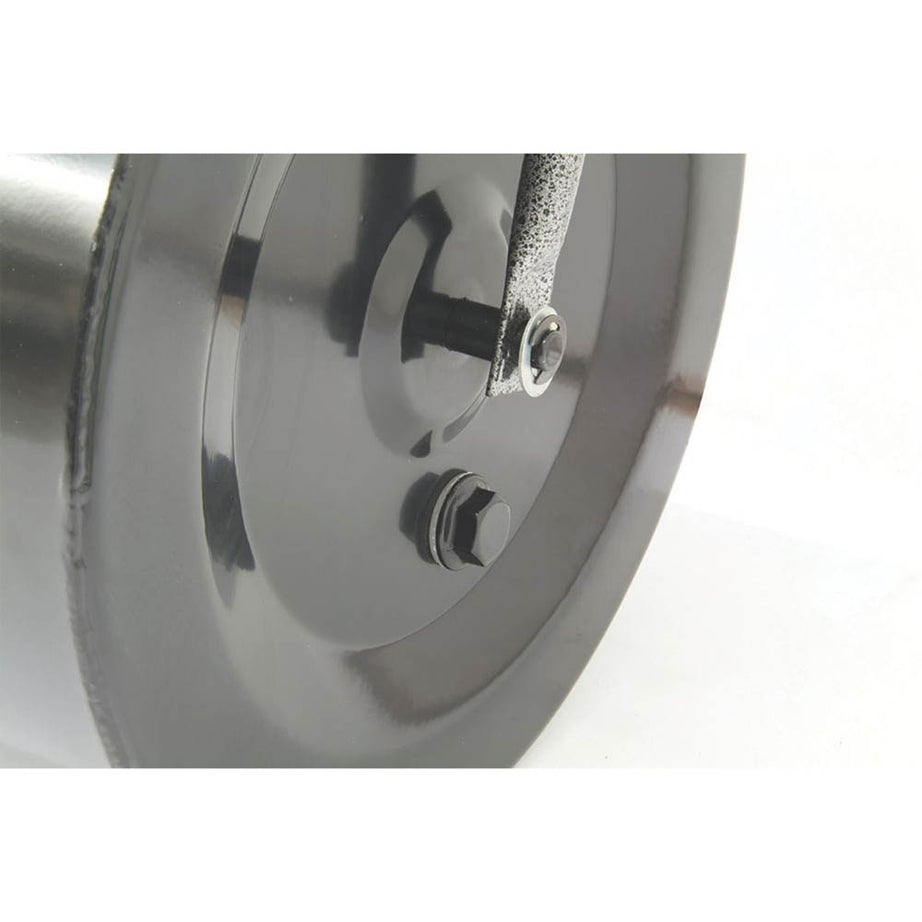 Garden Lawn Roller 480mm Steel Soft Grip Heavy Duty Water Sand Filled Drum - Image 4