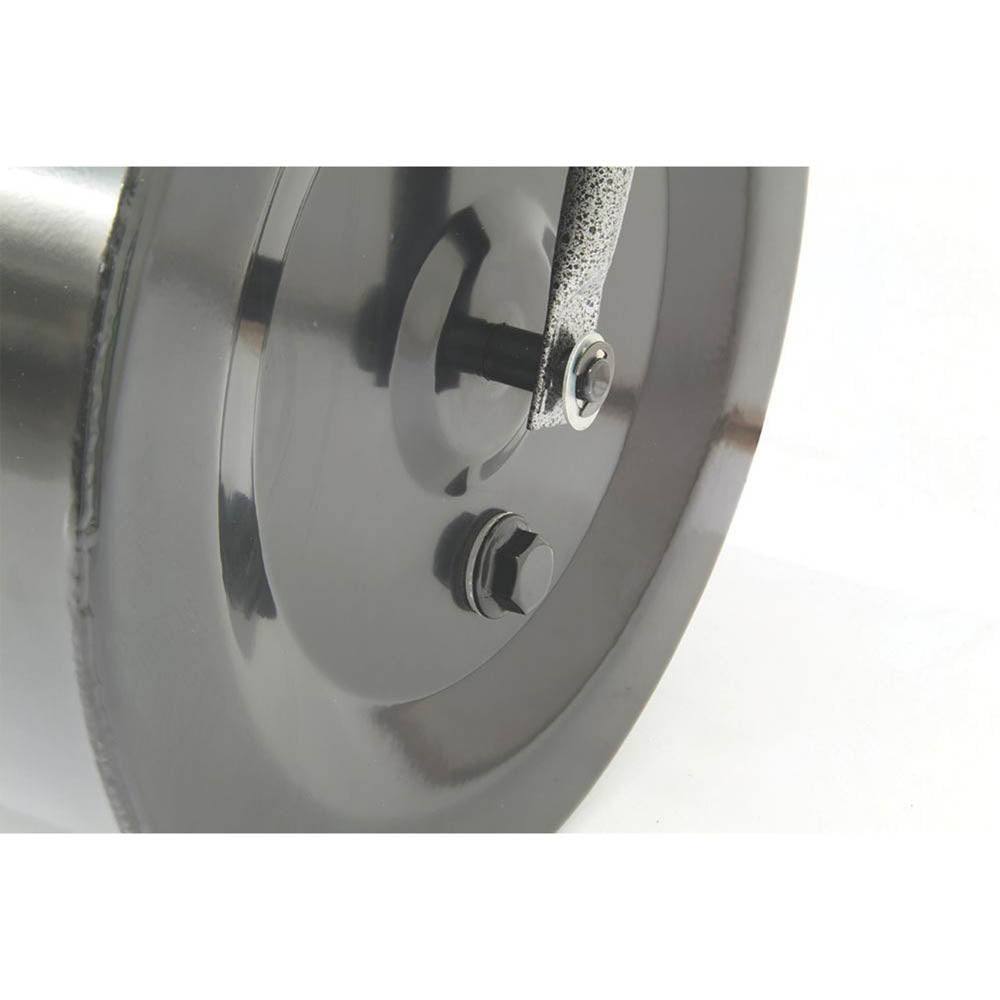 Garden Lawn Roller 480mm Steel Soft Grip Heavy Duty Water Sand Filled Drum - Image 4