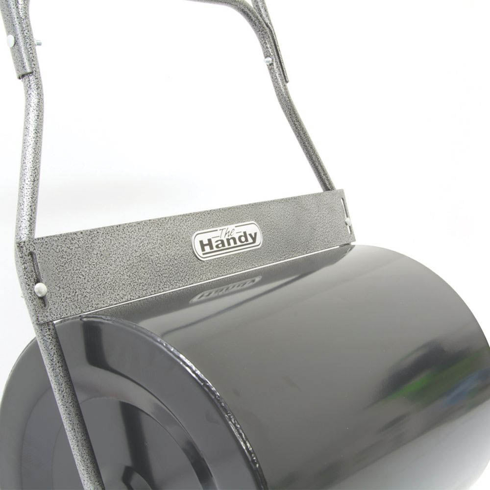Garden Lawn Roller 480mm Steel Soft Grip Heavy Duty Water Sand Filled Drum - Image 5