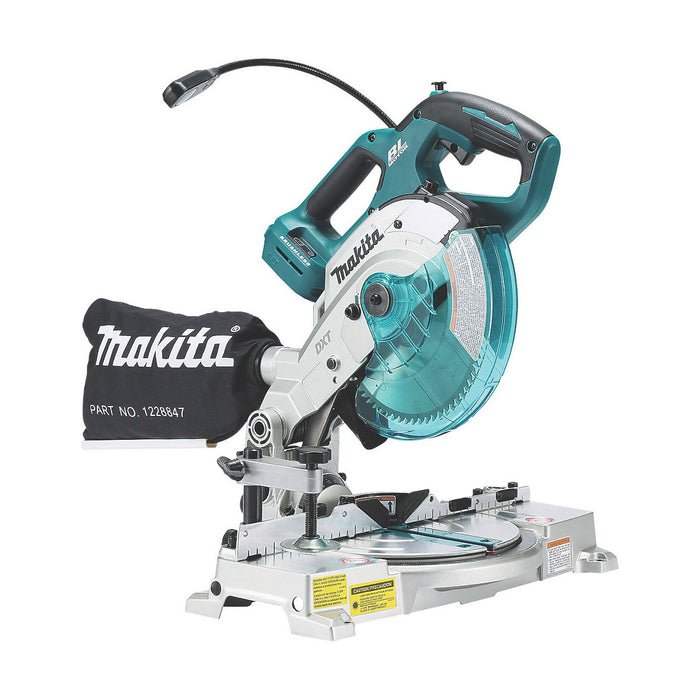 Makita Mitre Saw Cordless DLS600Z Compound Double-Bevel Brushless 165mm 18V Bare - Image 1