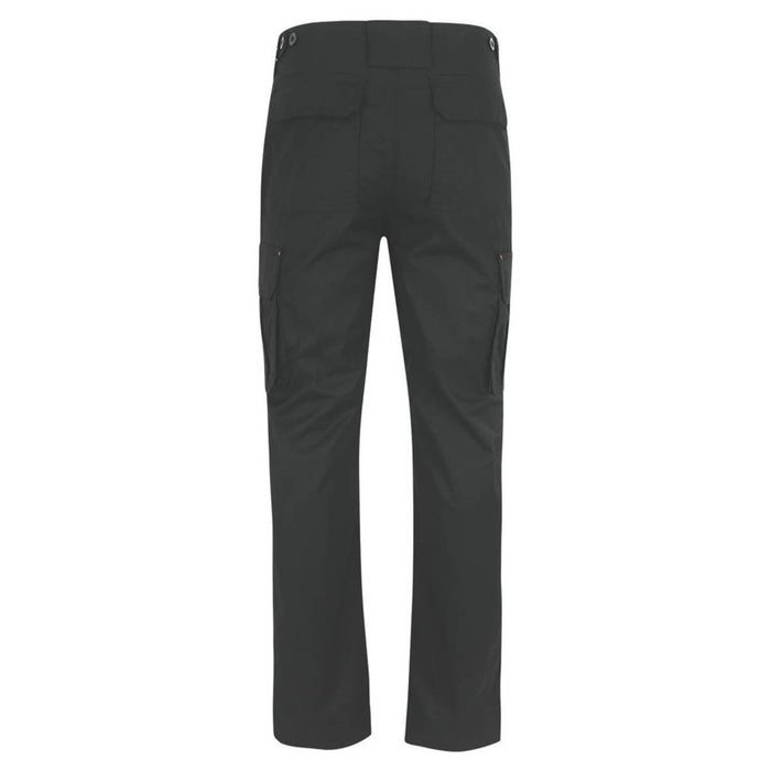 Mens Work Trousers Black Multi-Pockets Breathable Water-Repellent 36" W 30" L - Image 4