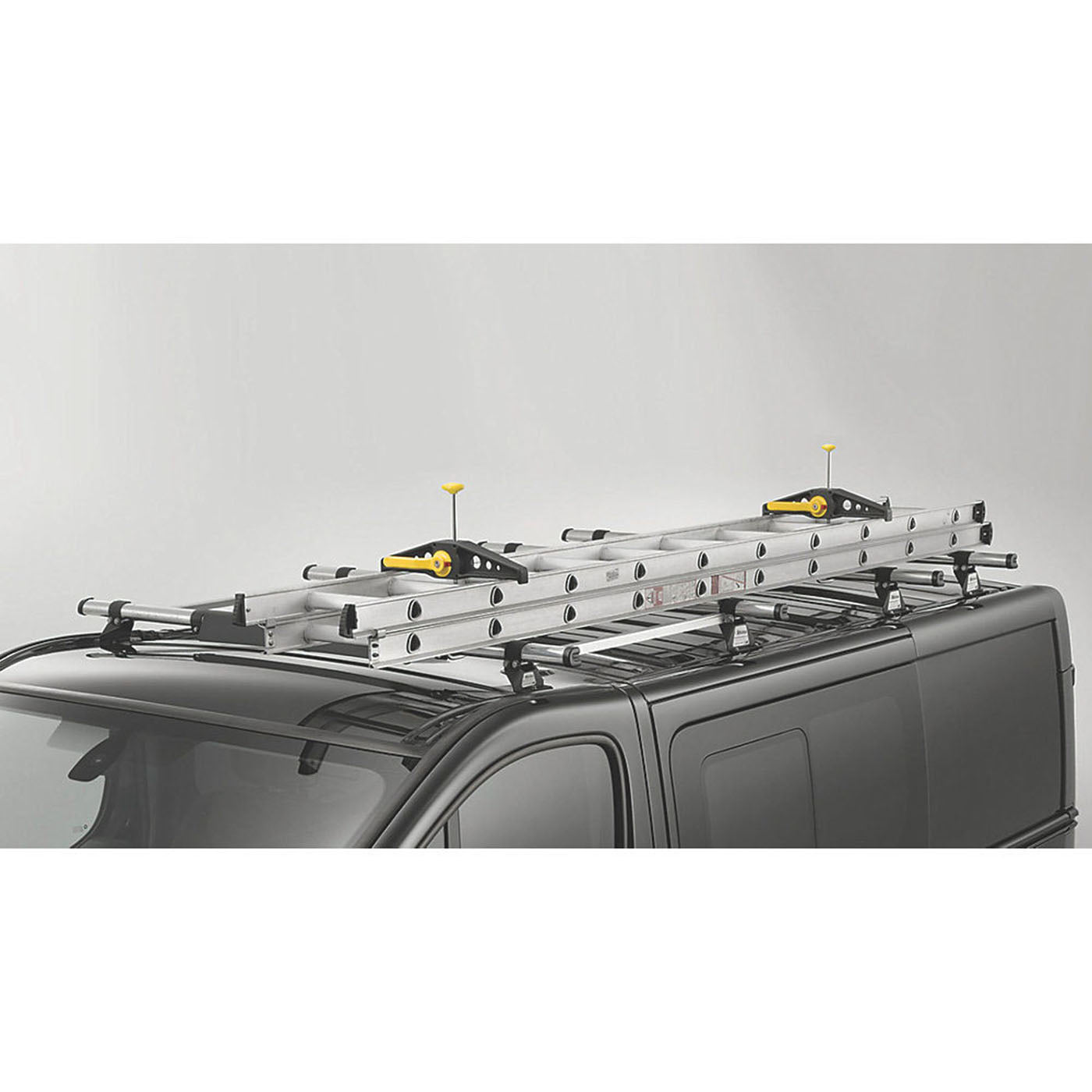 Rhino Roof Rack Clamps Pair 2 Locking Keys Lockable Roof Bar Ladder Clams - Image 4