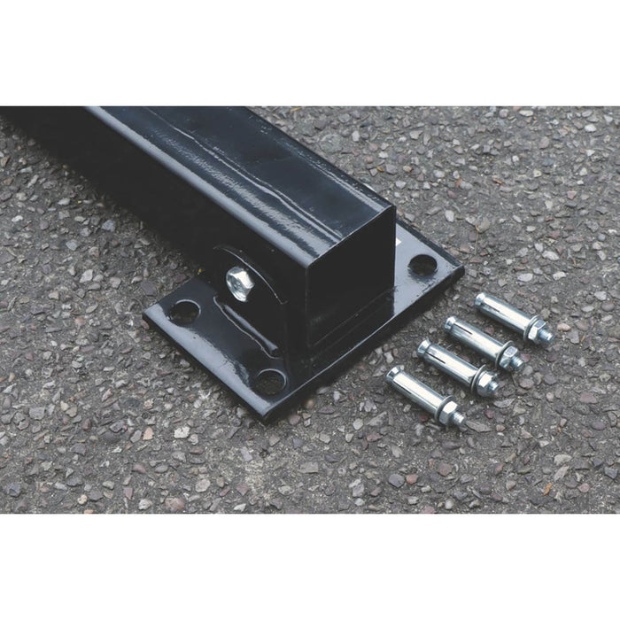 Car Parking Post Folding Locking Strong Metal Heavy Duty Bollard Barrier 0.7m - Image 5