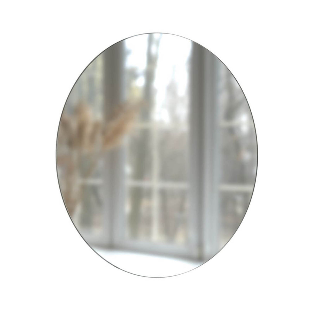 Nevarda Bathroom Mirror Plain 600mm x 10mm x 600mm - Image 3