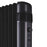 Oil-Filled Radiator Electric Freestanding Smart Portable 9 Fin Black 2000W - Image 2