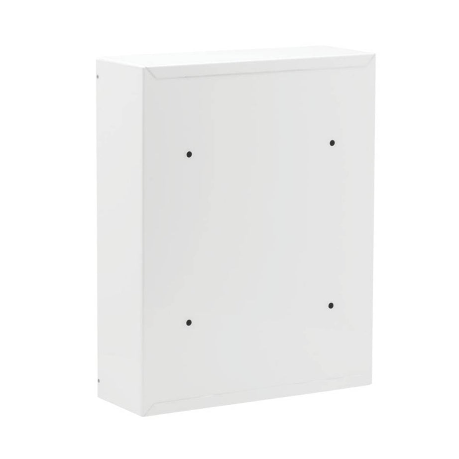 Burg-Wachter Post Box Compact Letterbox White Powder-Coated Steel 2 Keys - Image 3