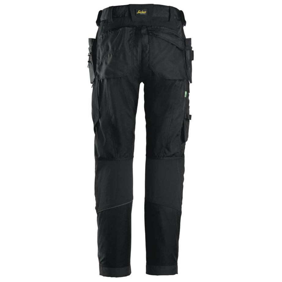 Snickers Work Trousers Mens Regular Fit Black Stretch Multi Pocket 33W 30L - Image 5