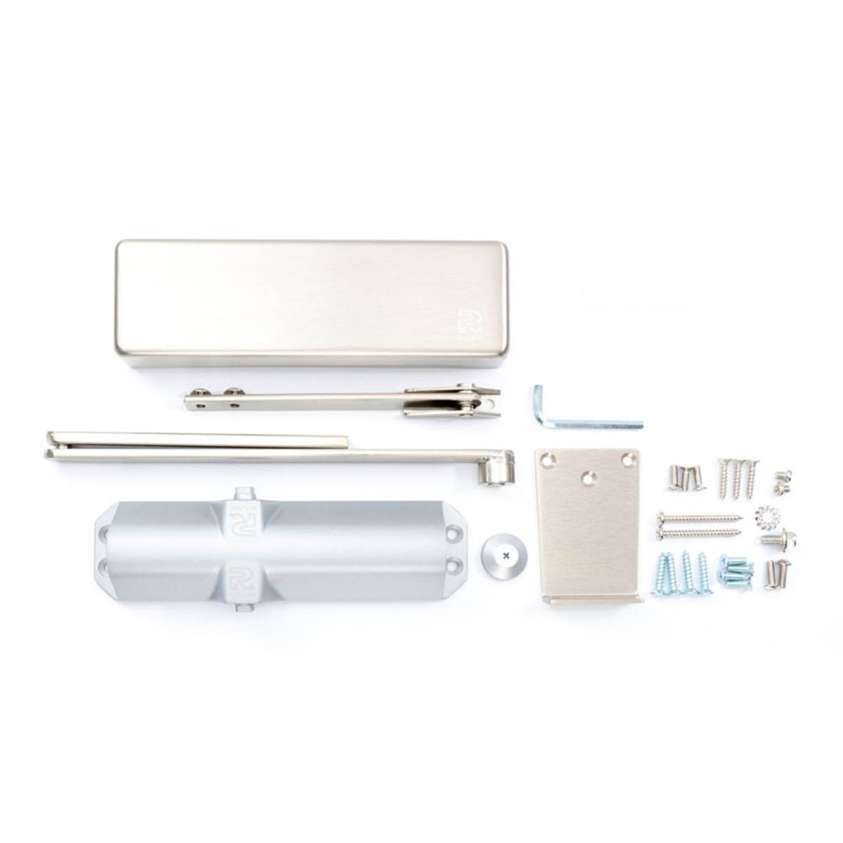 Rutland Overhead Door Closer Satin Nickel TS.3204 Fire Rated Adjustable - Image 2
