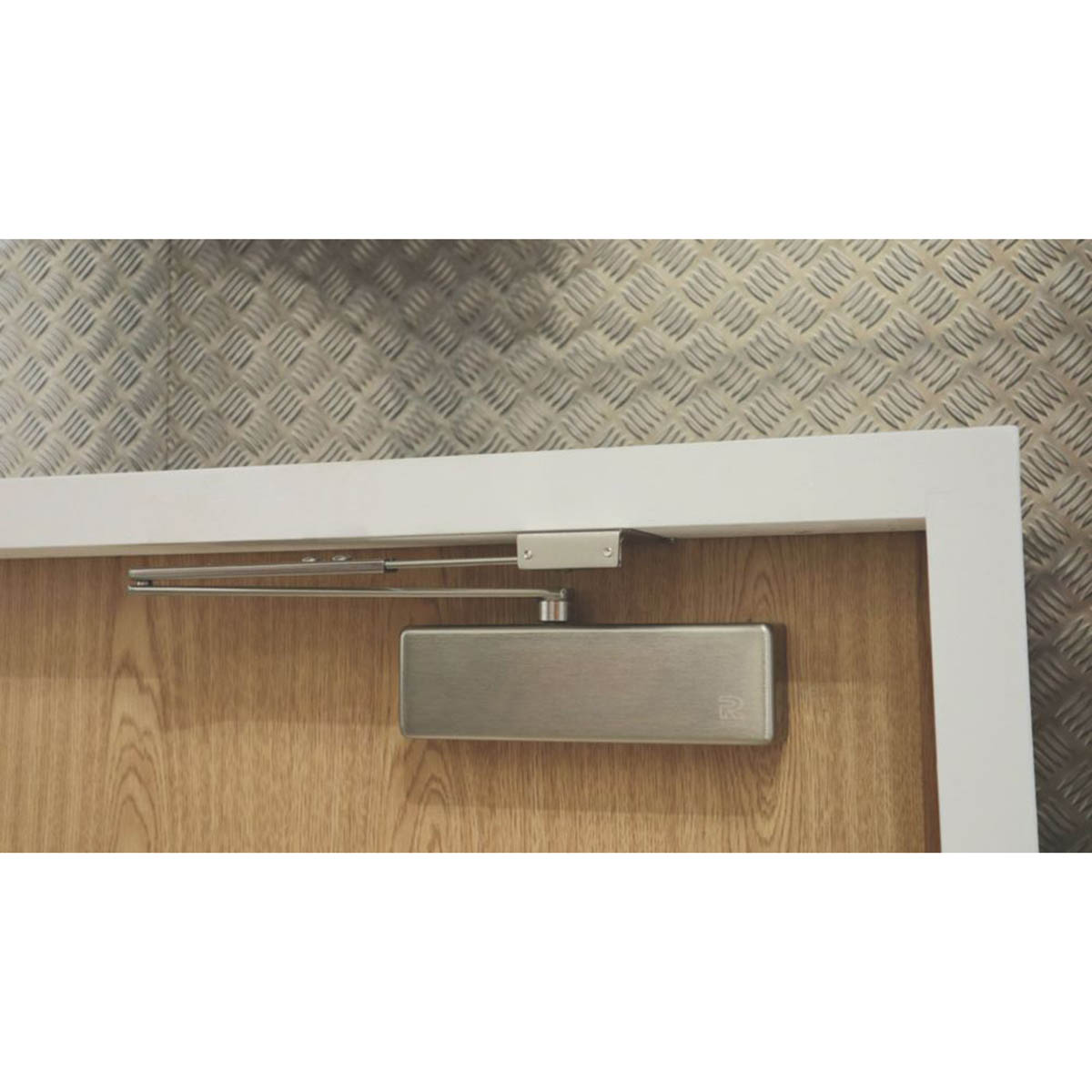 Rutland Overhead Door Closer Satin Nickel TS.3204 Fire Rated Adjustable - Image 3