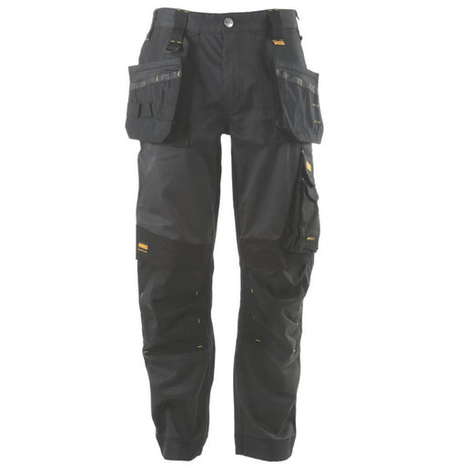 DeWalt Work Trousers Holster Charcoal Grey 7 Pockets Slim Breathable 32" W 31" L - Image 1