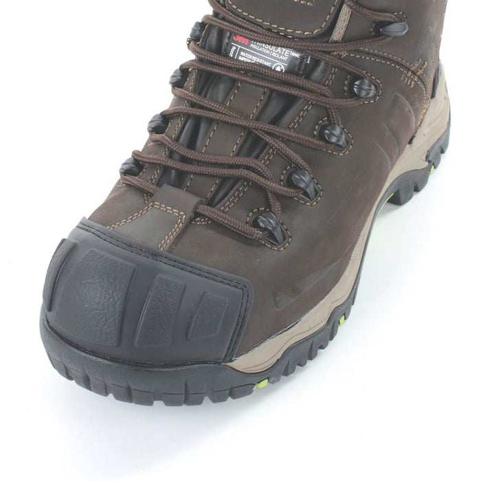 Mens Safety Boots Brown Waterproof Hiker Ankle Metal Free Toe Comfort Size 8 - Image 4