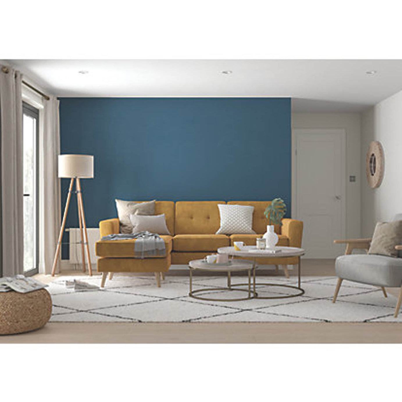 Dulux Easycare Washable & Tough 2.5Ltr Indigo Shade Matt Emulsion  Paint - Image 4