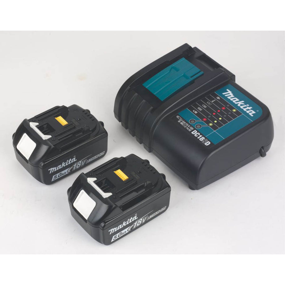 Makita Combi Drill and Impact Driver Twin Kit DLX2283STJ Cordless 2x5.0Ah Li-Ion - Image 4