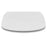 Toilet Seat And Cover Duraplast White Top Fix Standard Close D-Shape Fixed - Image 3