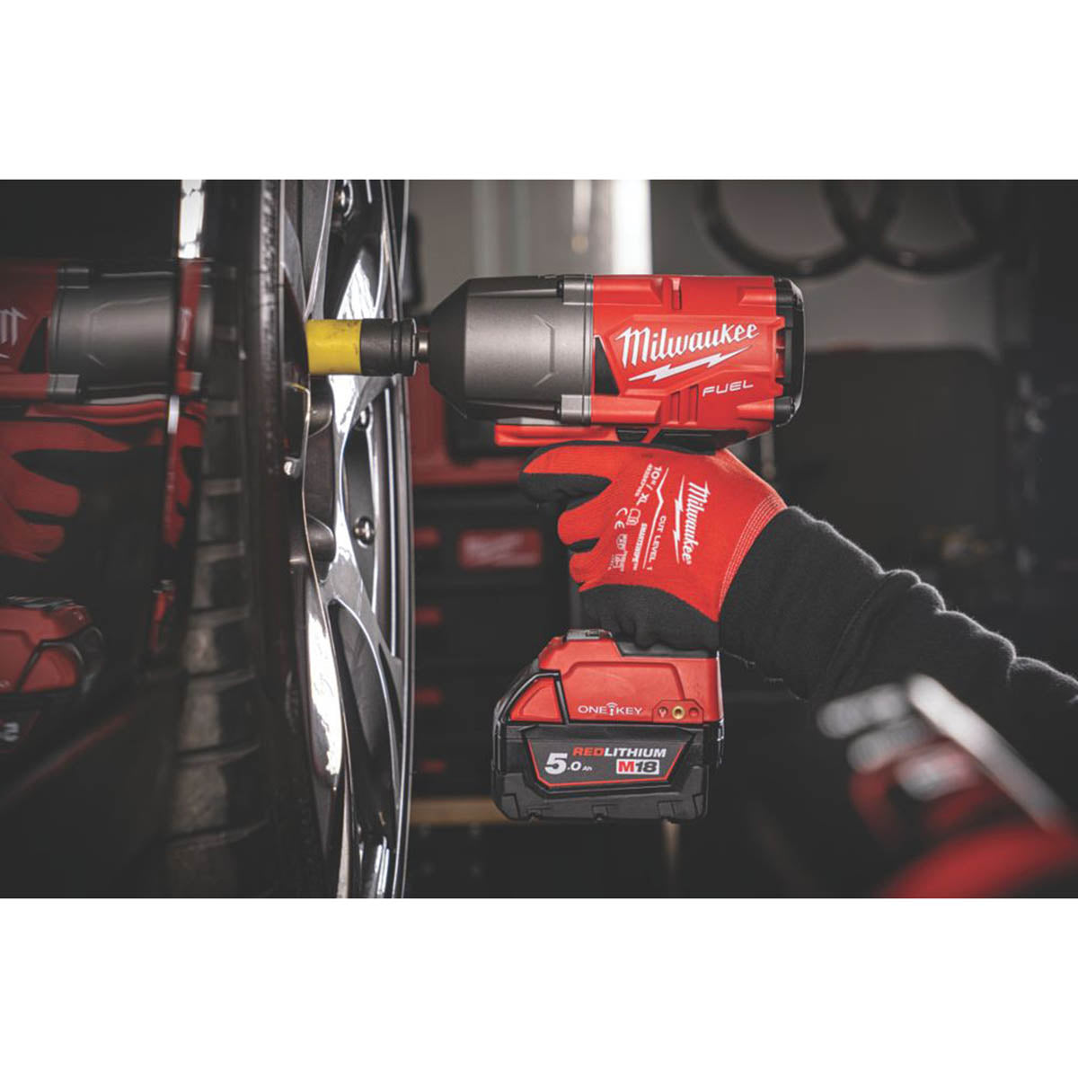 Milwaukee Impact Wrench Cordless M18ONEFHIW12-502XFUEL Brushless 2x5.0Ah 18V - Image 4