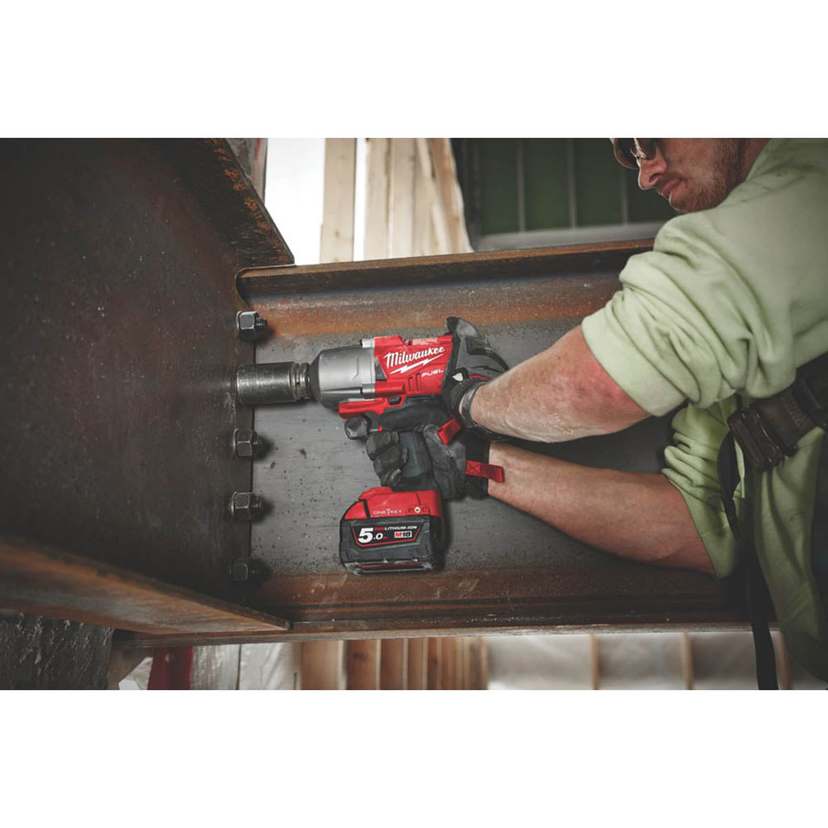 Milwaukee Impact Wrench Cordless M18ONEFHIW12-502XFUEL Brushless 2x5.0Ah 18V - Image 6
