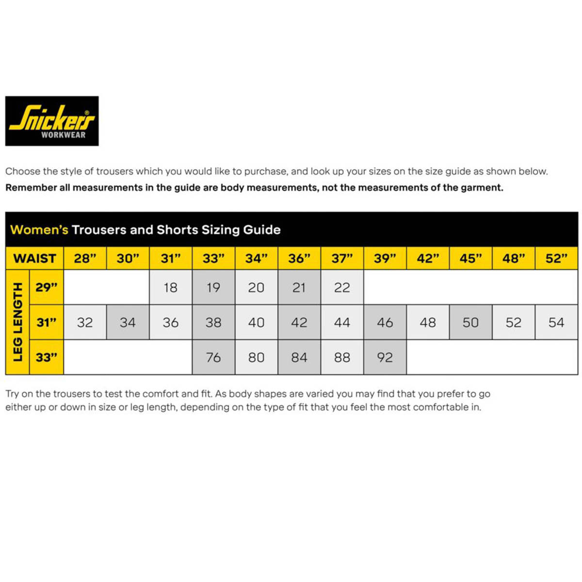 Snickers Work Trousers Womens Slim Fit Black Stretch Multi Pockets Size 14 31L - Image 2