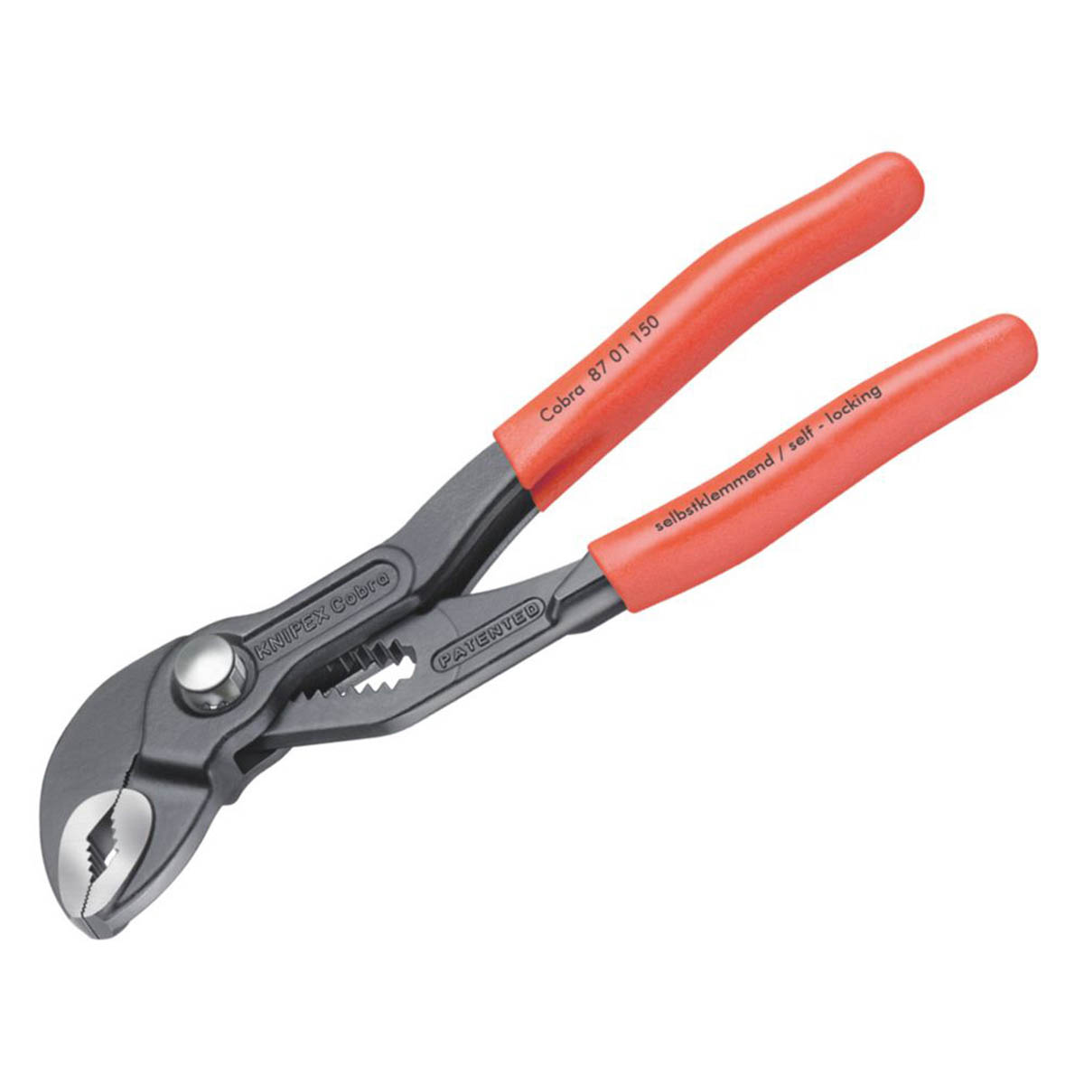 Knipex Water Pump Pliers Cobra Non-Slip Handle Self-Locking 6" (150mm) - Image 1