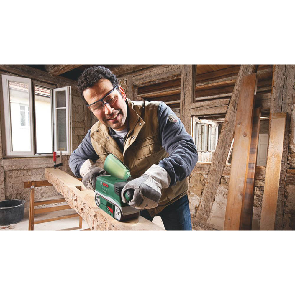 Bosch Belt Sander Electric PBS75A  Auxiliary Handle Woodwork Plastic Metal 710W - Image 5