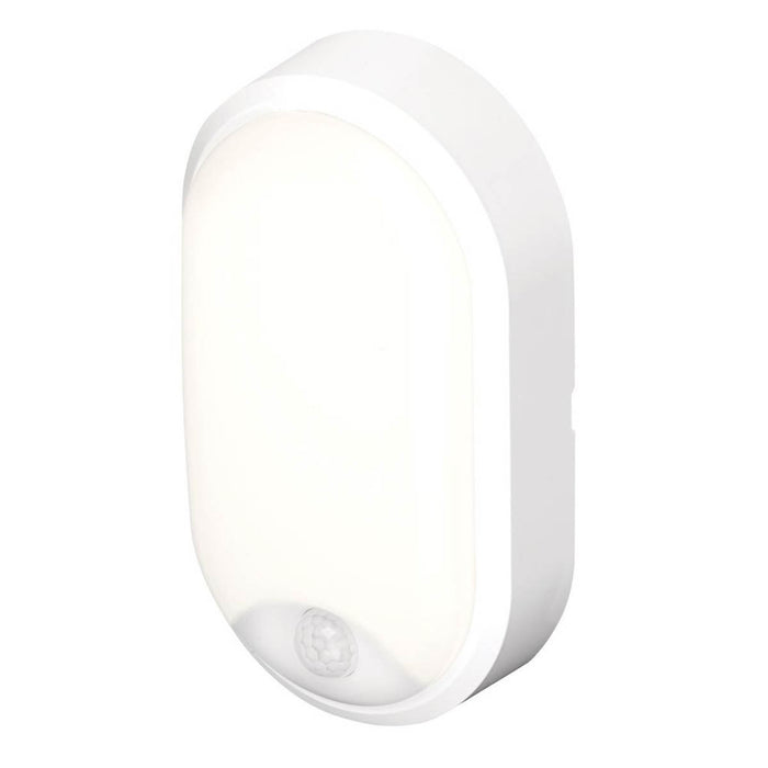 Outdoor LED Wall Bulkhead Ceiling Mount Oval With PIR Motion Sensor White 1100lm - Image 6