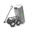 Garden Cart Trolley Wheelbarrow Heavy Duty 4 Pneumatic Wheels 1150 x 515 x 210mm - Image 3