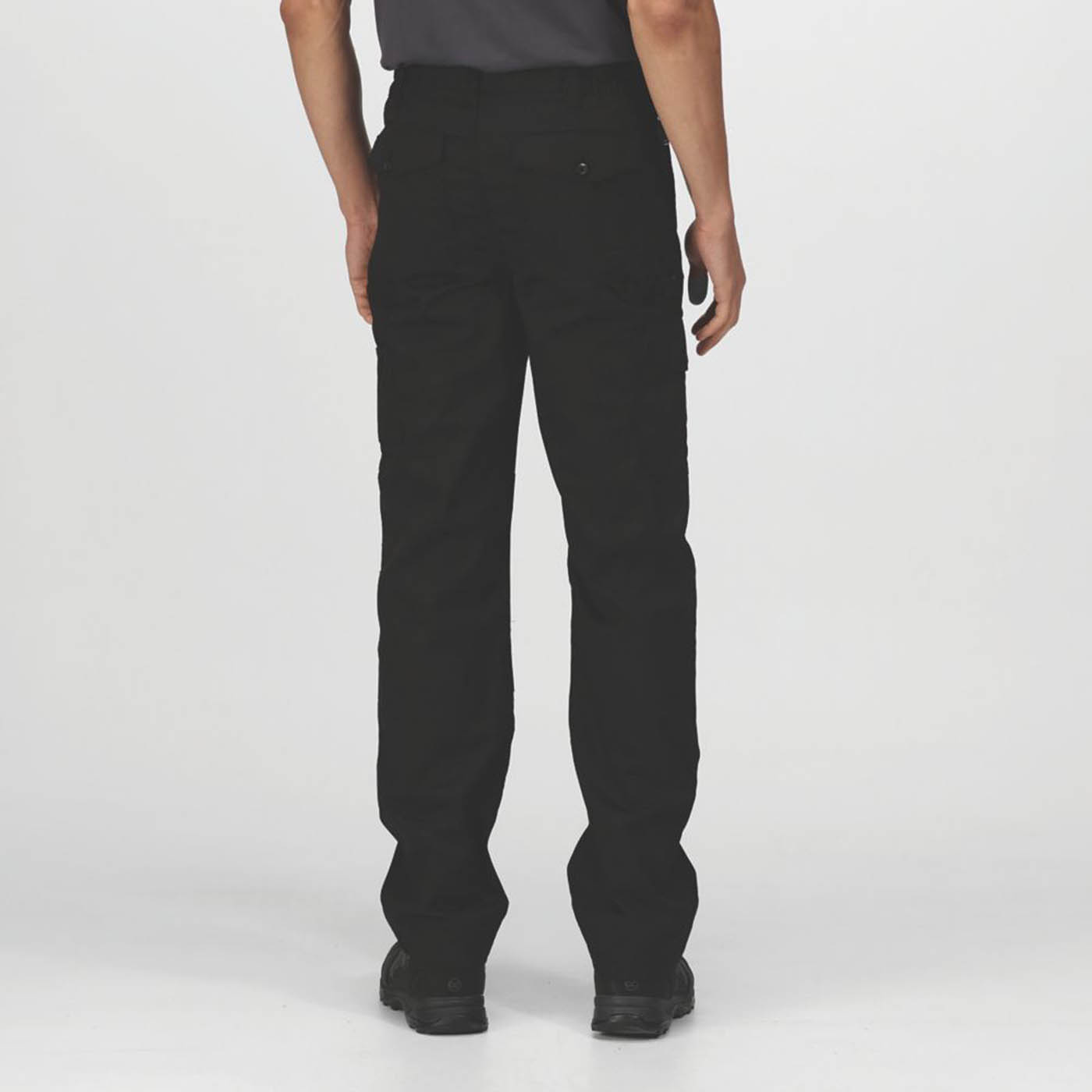 Regatta Work Trousers Mens Pro Cargo Classic Fit Black Multi Pockets 40W 29L - Image 4